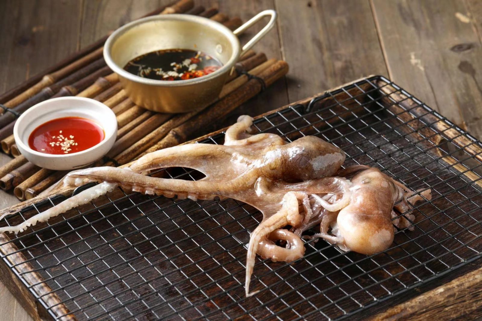 活烤八爪鱼